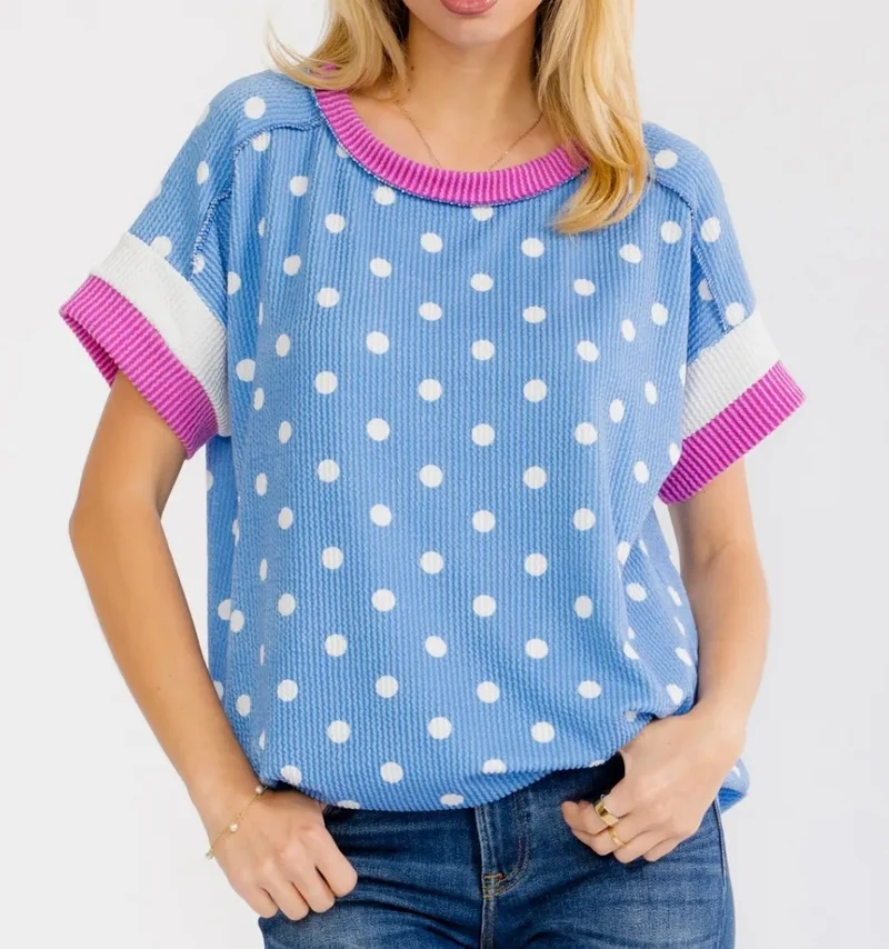 Polka Pop Top
