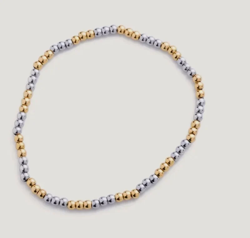 Two Toned Ball Bracelet