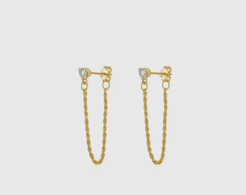 Lucinda Chain Drop Studs