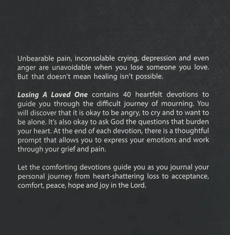 Loosing A Loved One Devotional