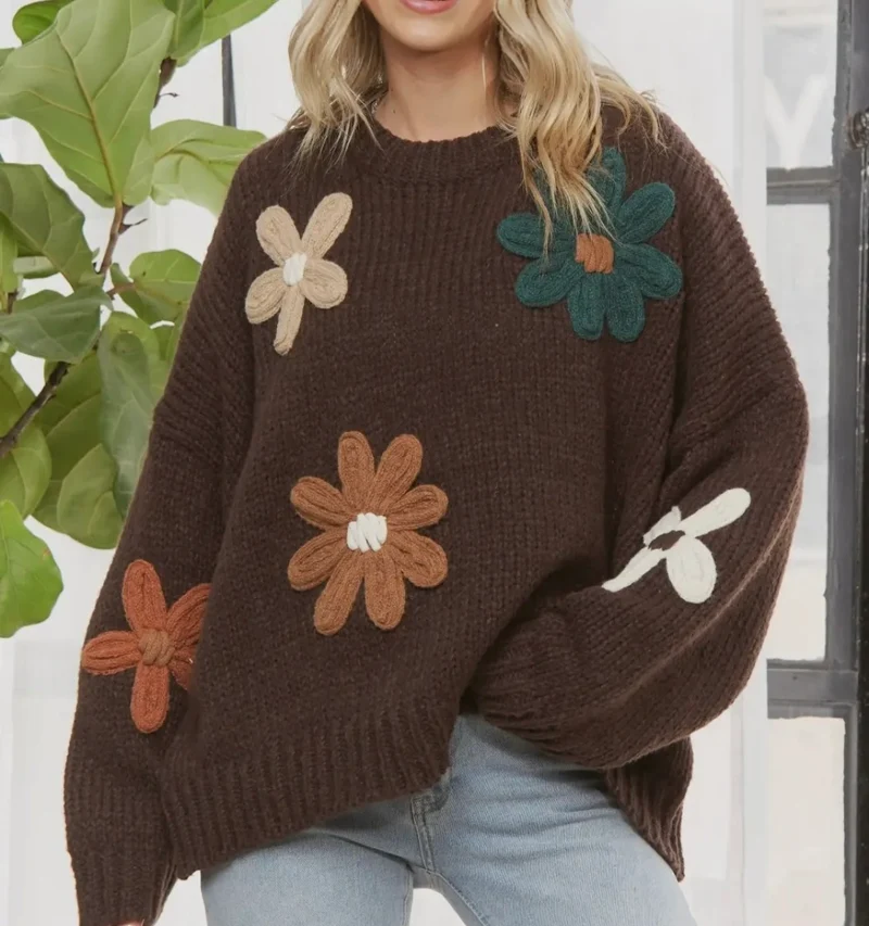 Flower Power Sweater