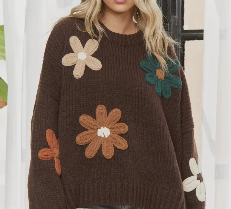 Flower Power Sweater