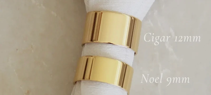 Gold Wide Band Ring