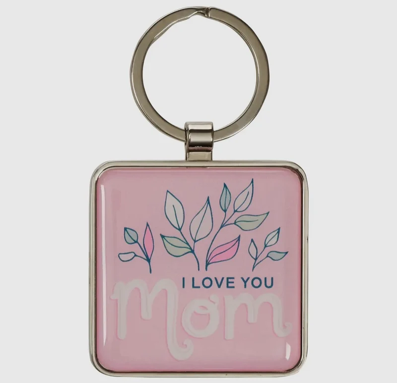 Love you Mom Keychain