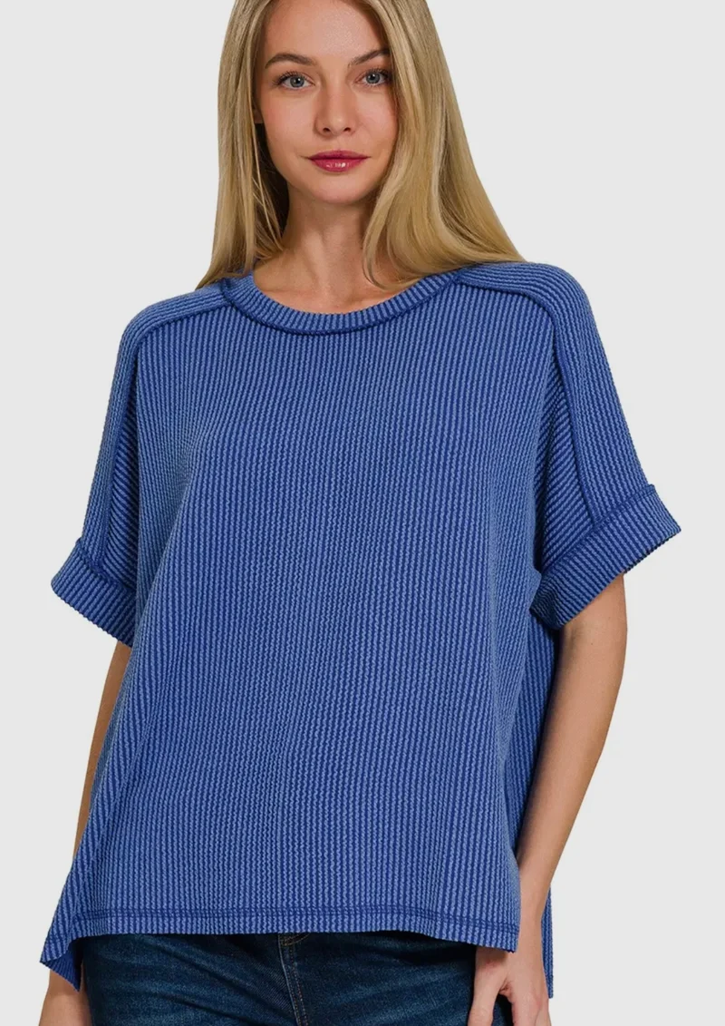 Ribbed Pullover