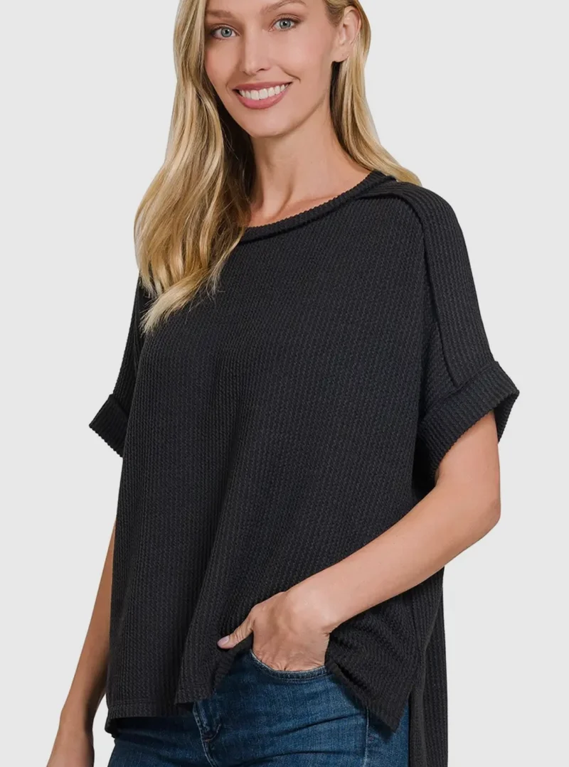 Ribbed Pullover