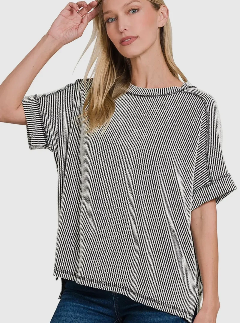Ribbed Pullover