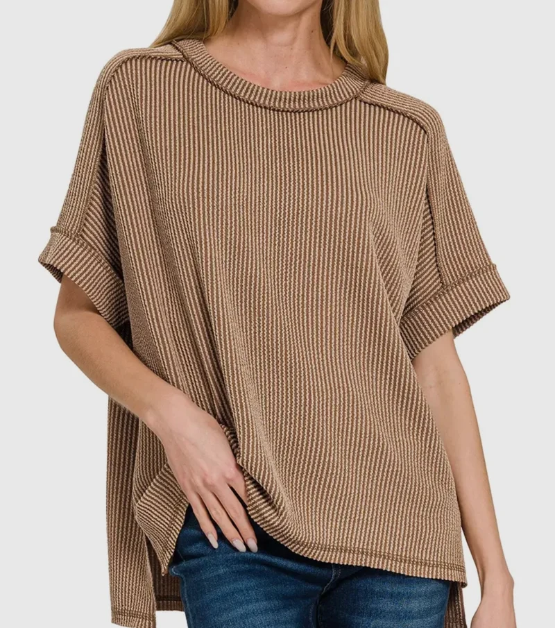 Ribbed Pullover