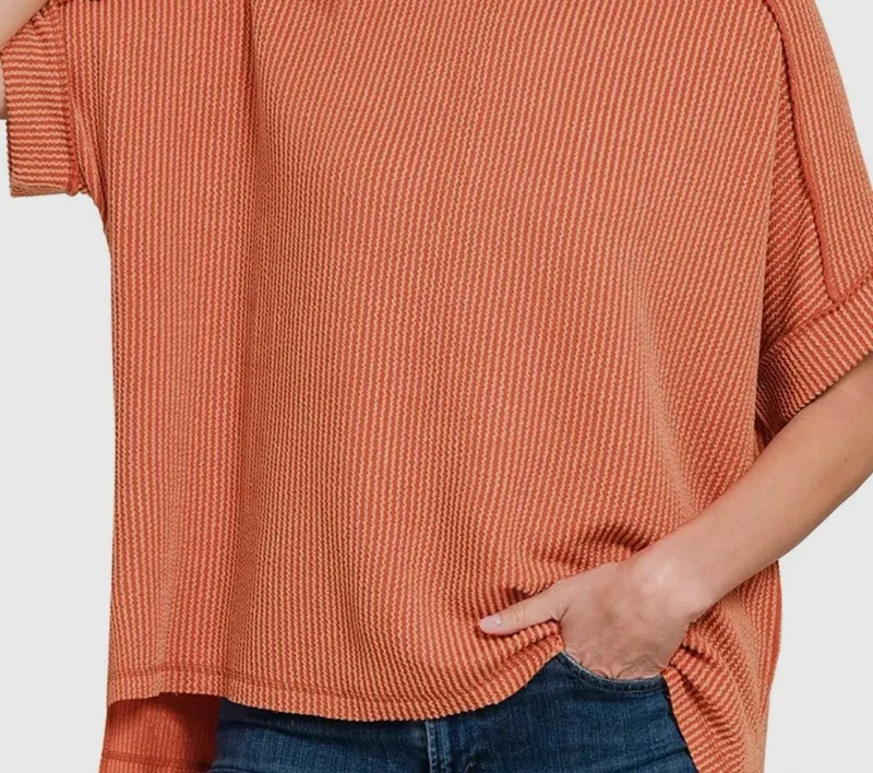 Ribbed Pullover