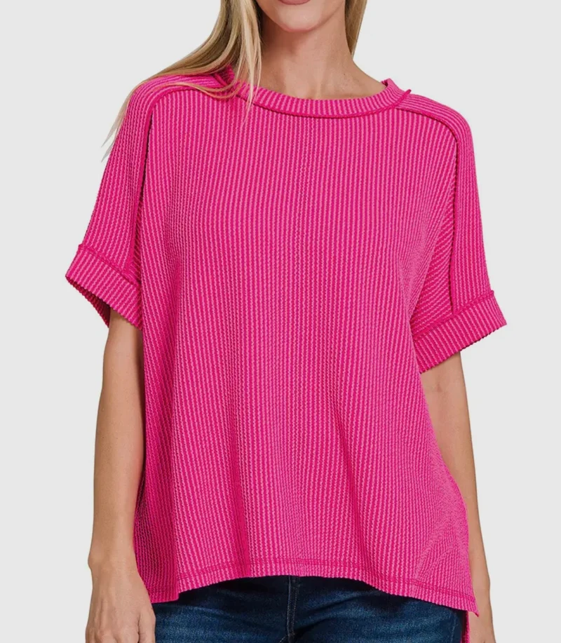 Ribbed Pullover