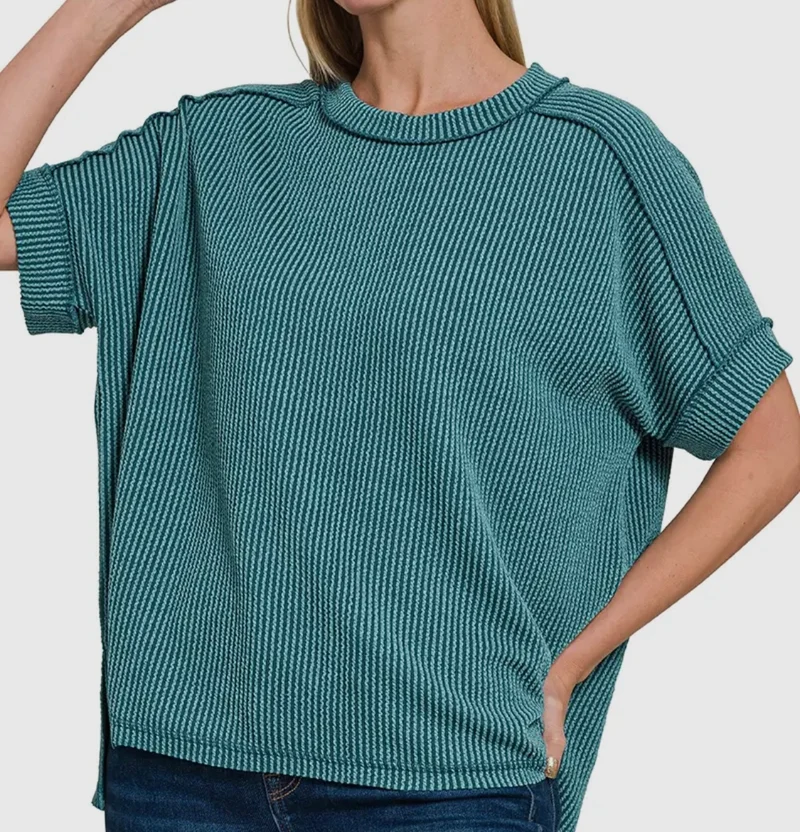 Ribbed Pullover