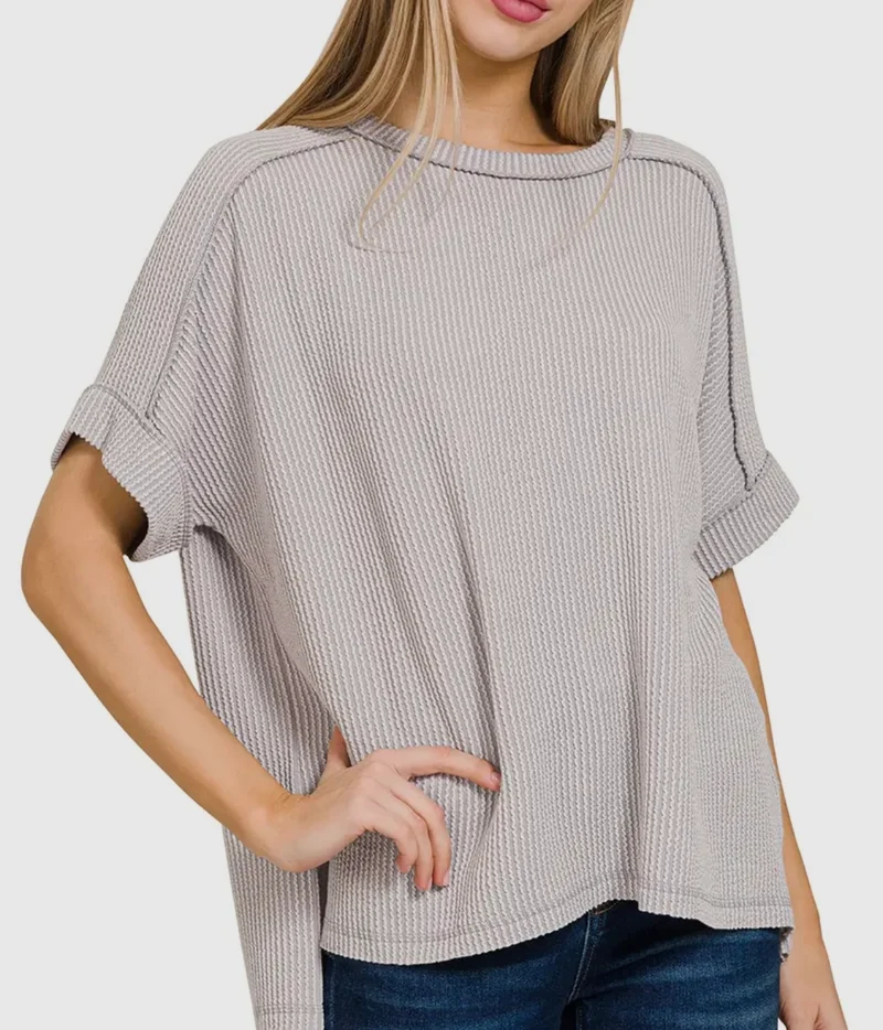 Ribbed Pullover