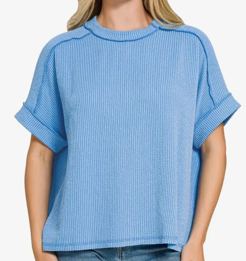 Ribbed Pullover