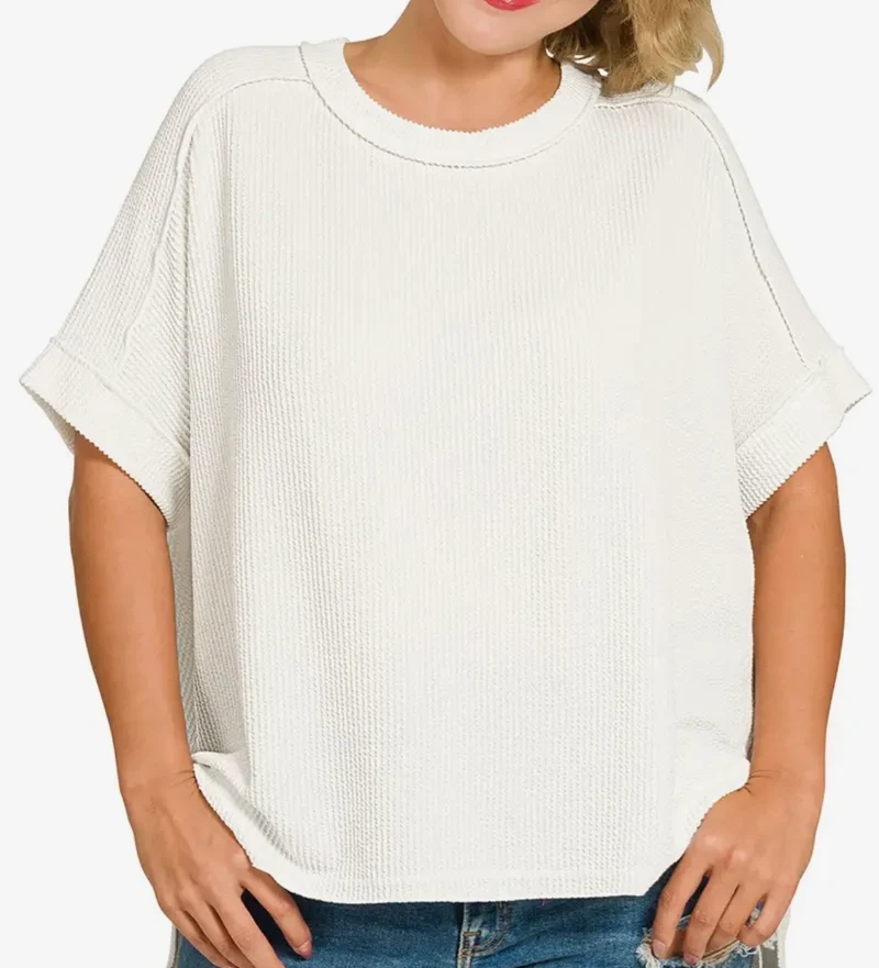 Ribbed Pullover