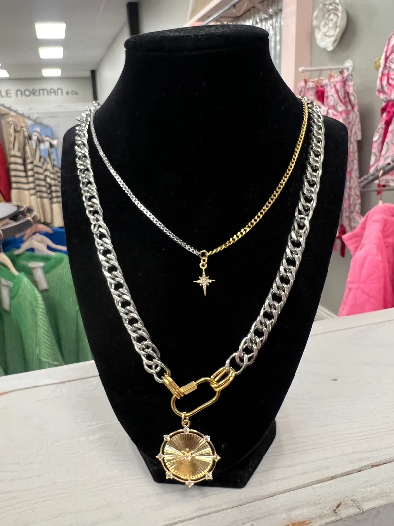 Layered Coin Necklace