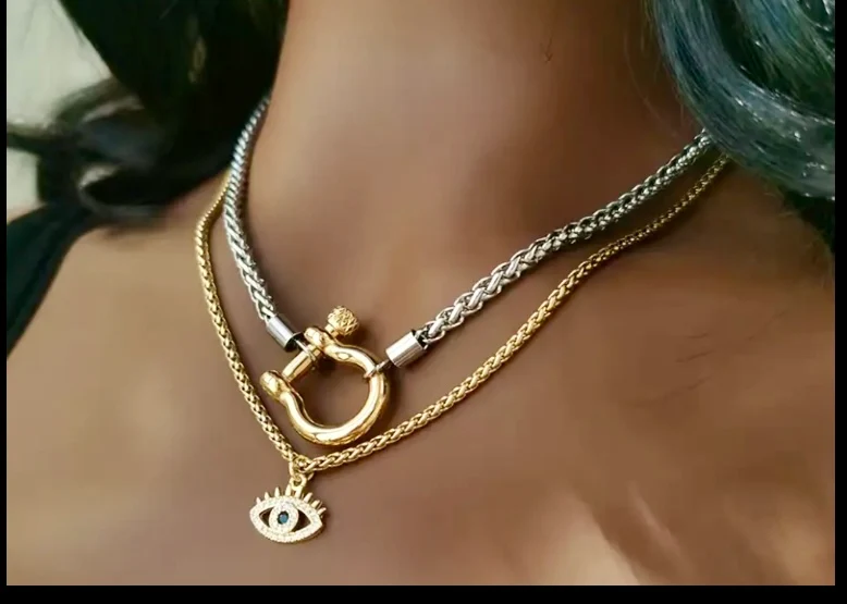 Horse Bit Necklace - Water & Tarnish Resistant