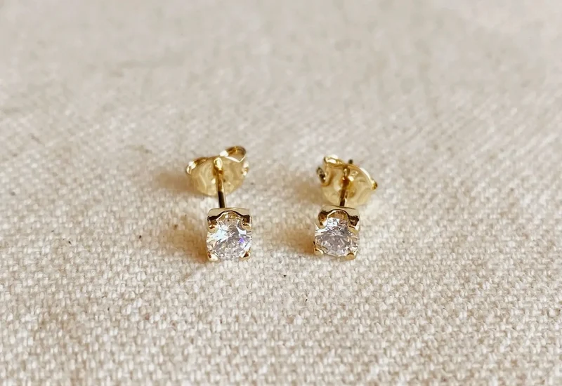 4mm CZ Stud