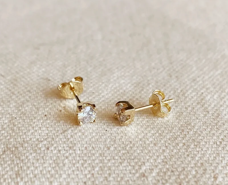 4mm CZ Stud