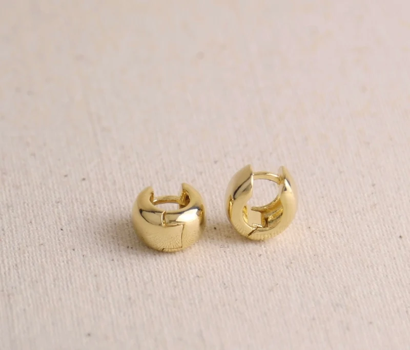 Gold Filled Chunky Hoop