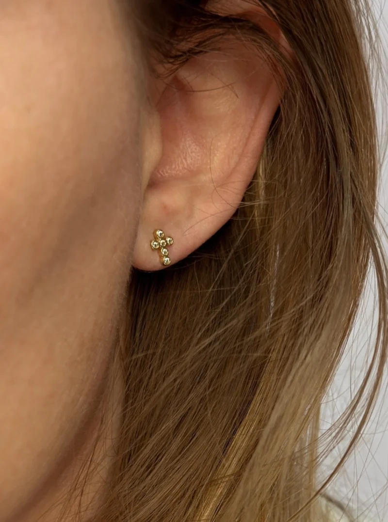 Cross Stud Earrings