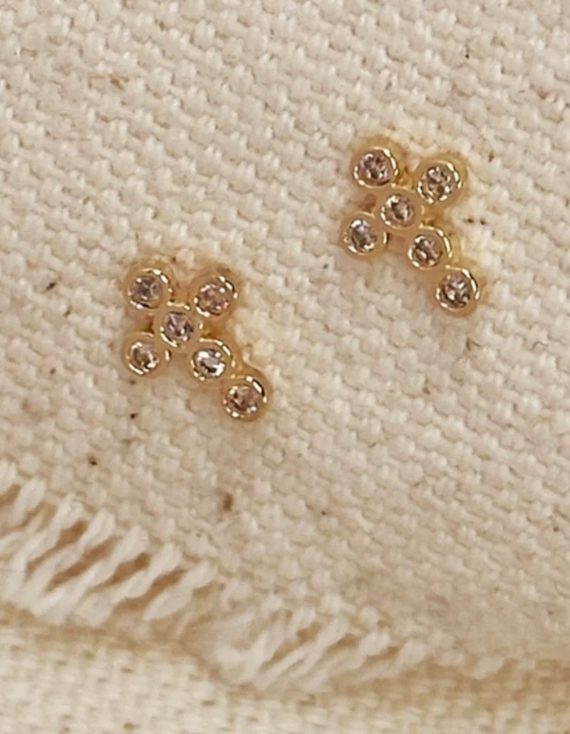 Cross Stud Earrings