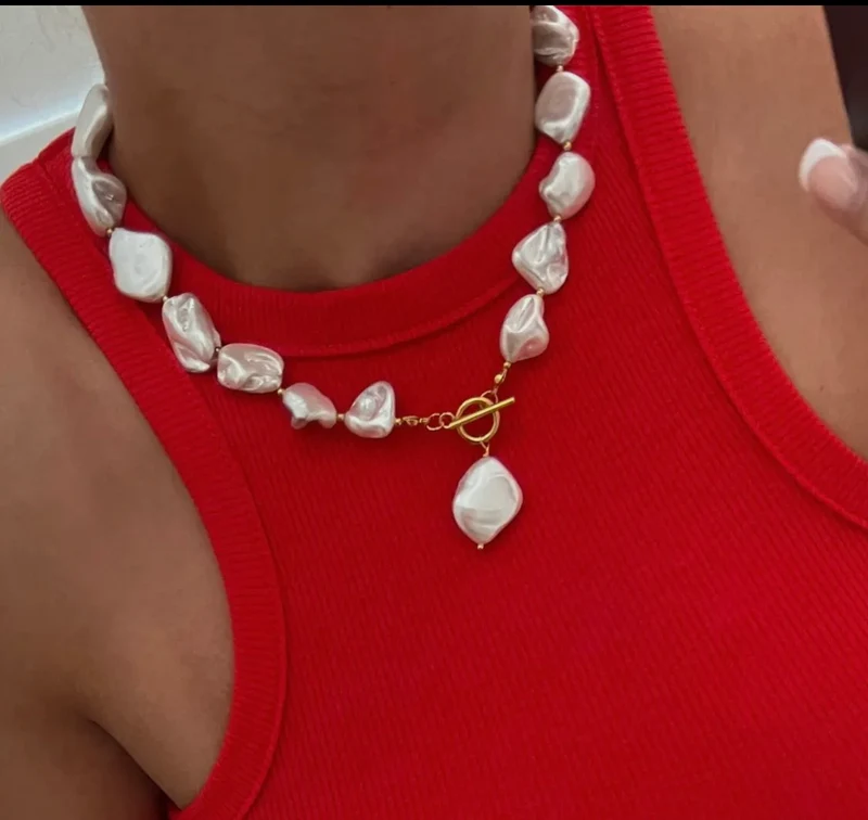 Chunky Pearl Necklace
