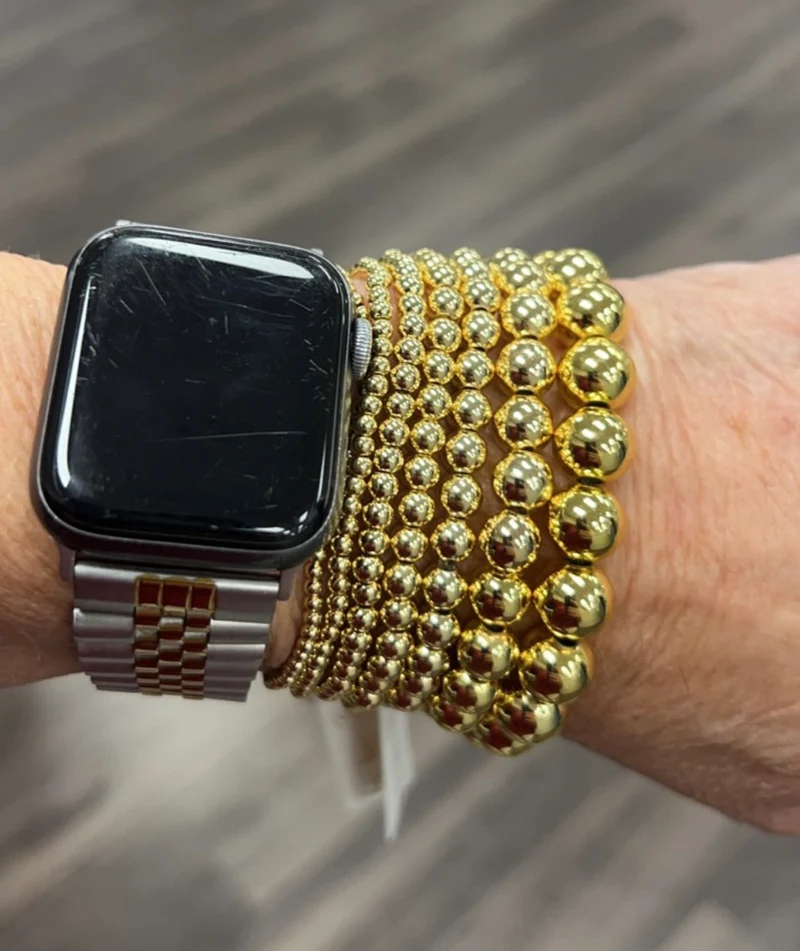 Gold Filled Beaded Bracelets - Various Styles