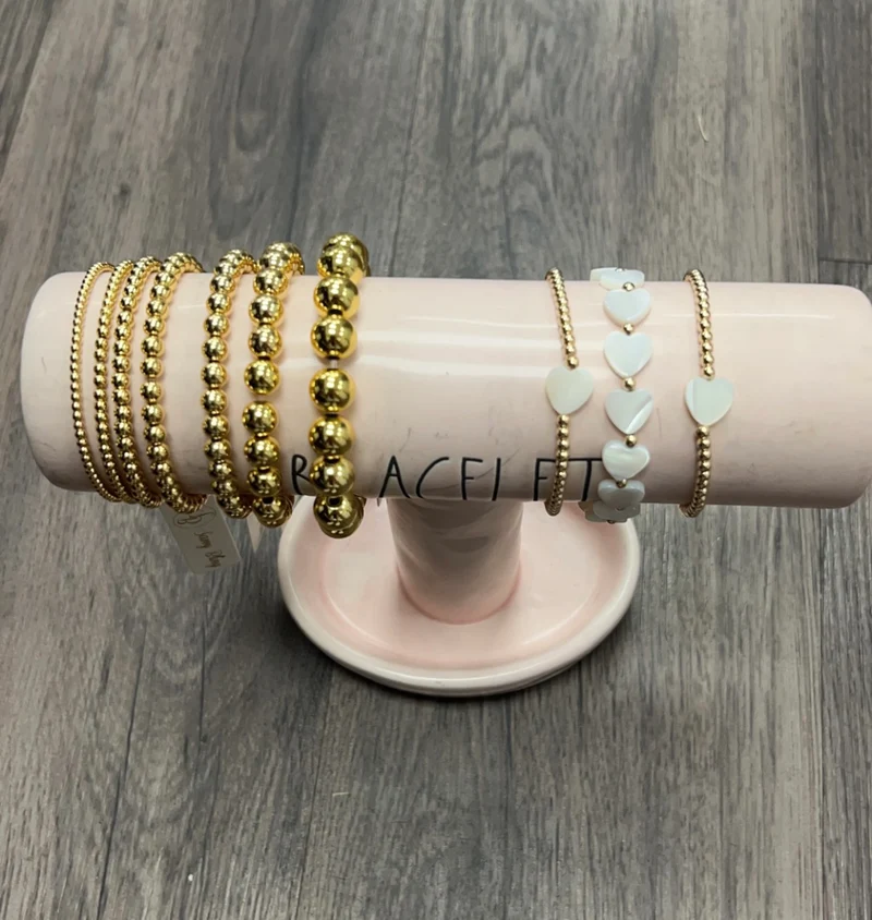Gold Filled Beaded Bracelets - Various Styles