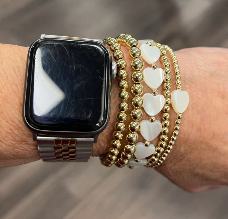 Gold Filled Beaded Bracelets - Various Styles