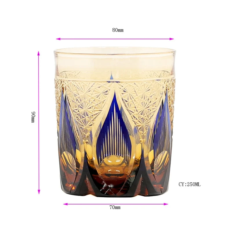 Verre en Cristal Soufflé