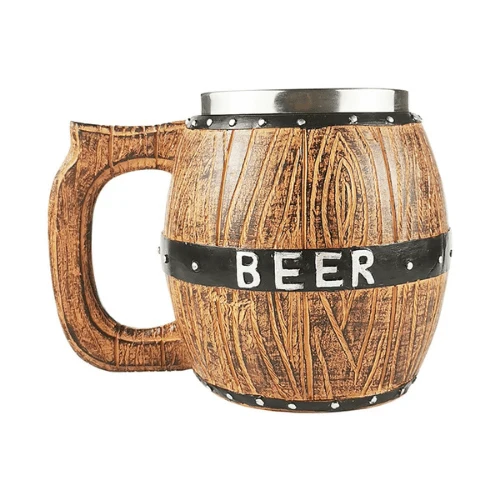 Chope à Bière en Bois