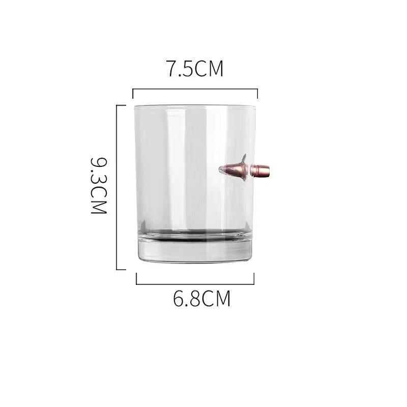 Verre Whisky avec Balle