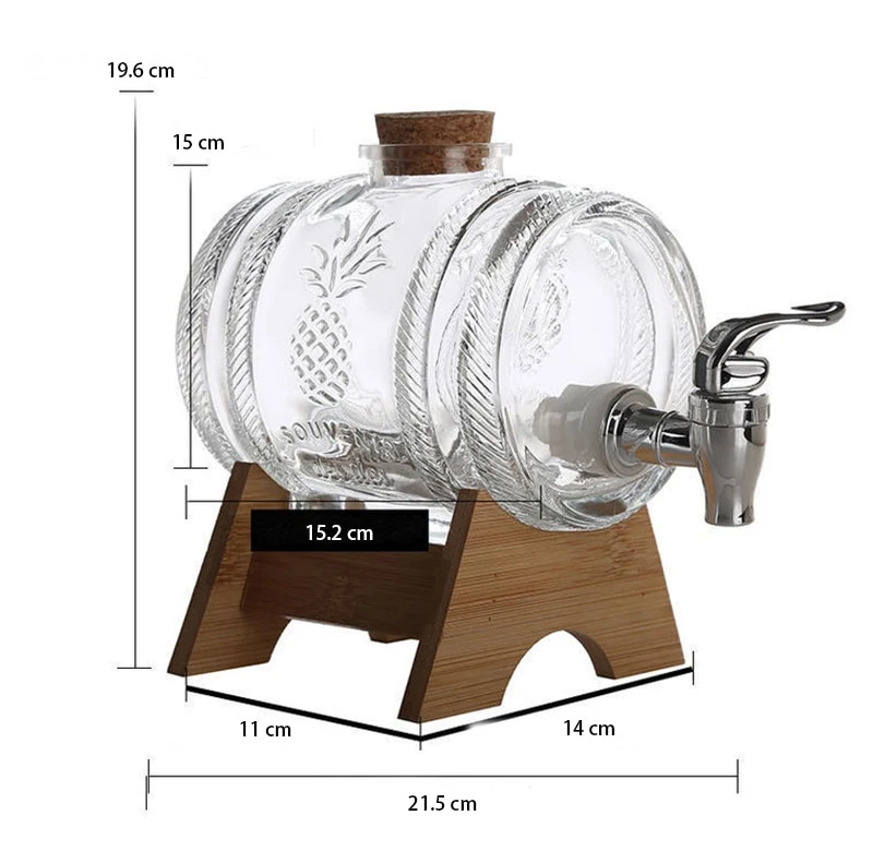Tonneau Alcool en Verre