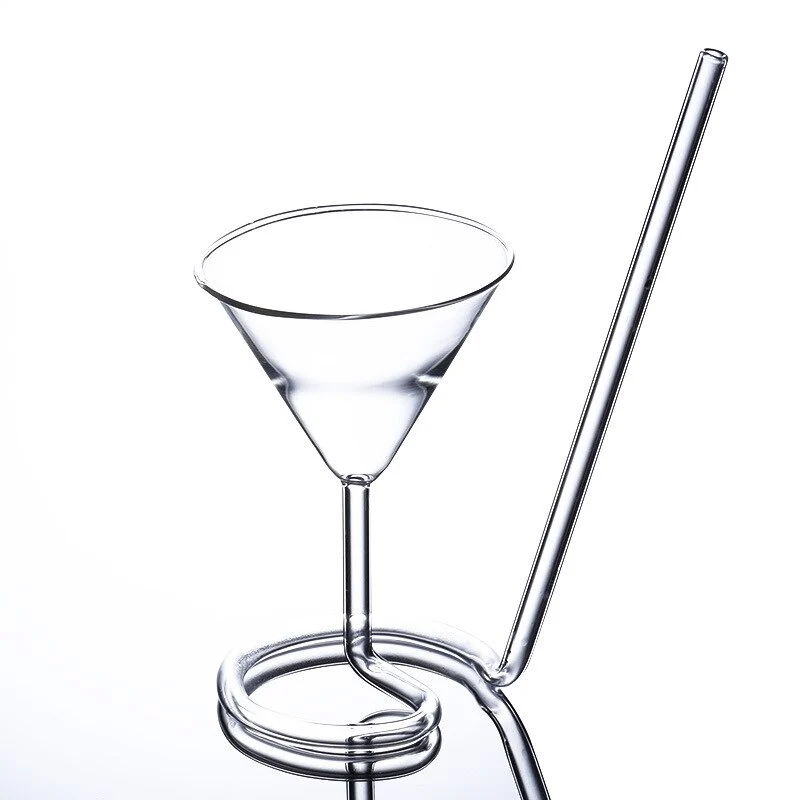Verre à Cocktail Paille [Cristal]