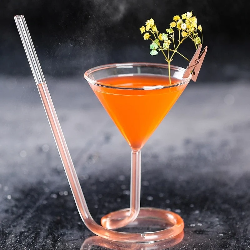 Verre à Cocktail Paille [Cristal]