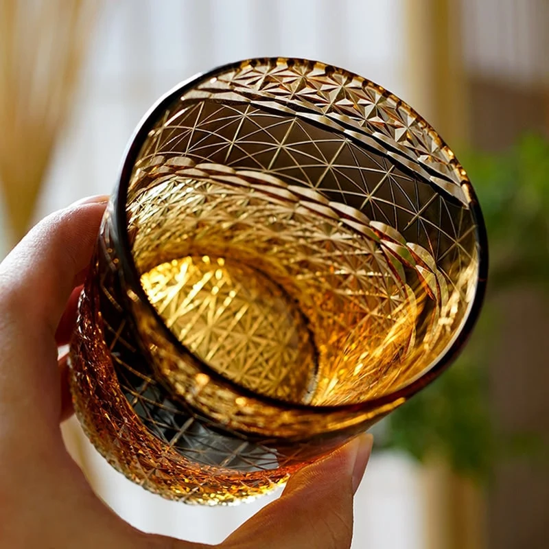 Verre à Whisky Japonais Ciselé