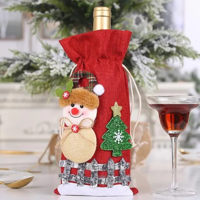 Couverture de Bouteille Noël