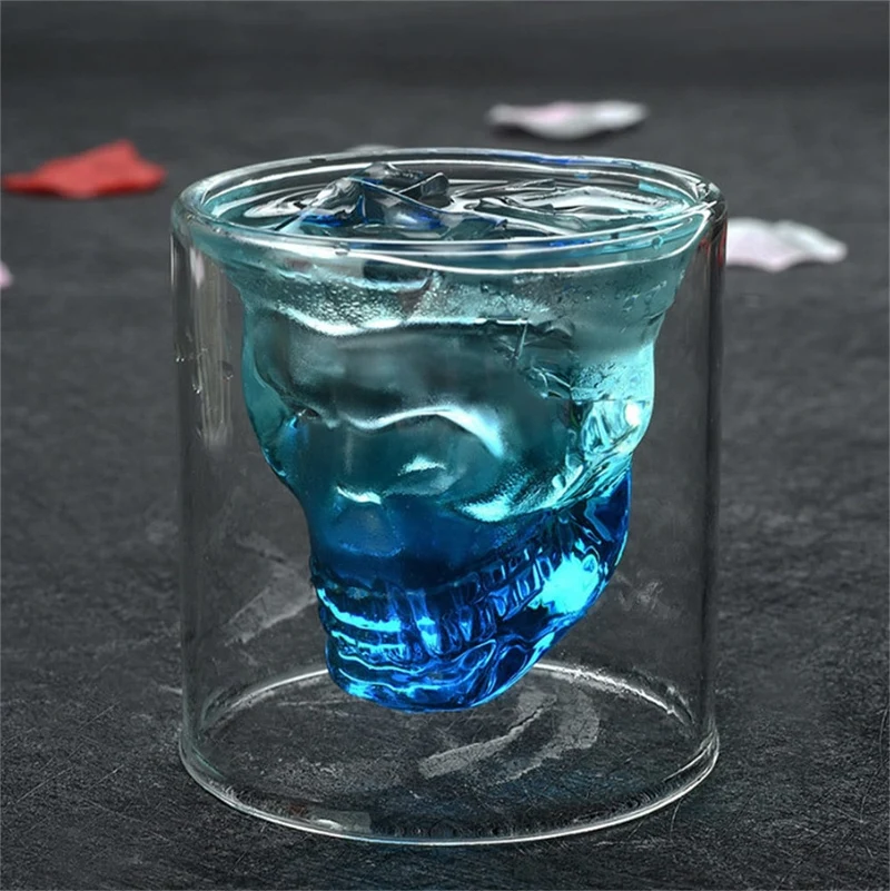 Verre Whisky Tête de Mort
