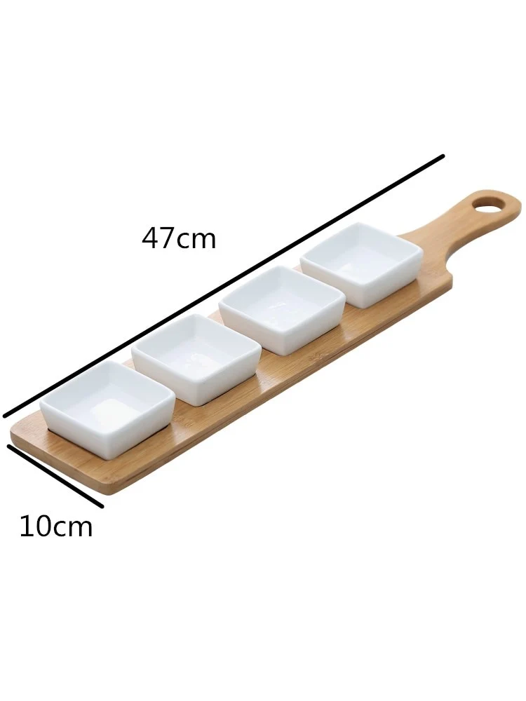 Plateau Apéritif Blanc [Porcelaine]
