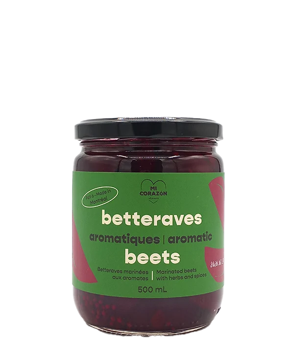 Betteraves aromatiques marinées