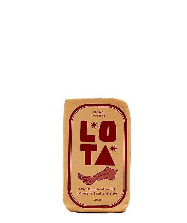 Lota - calmars à l'huile d'olive