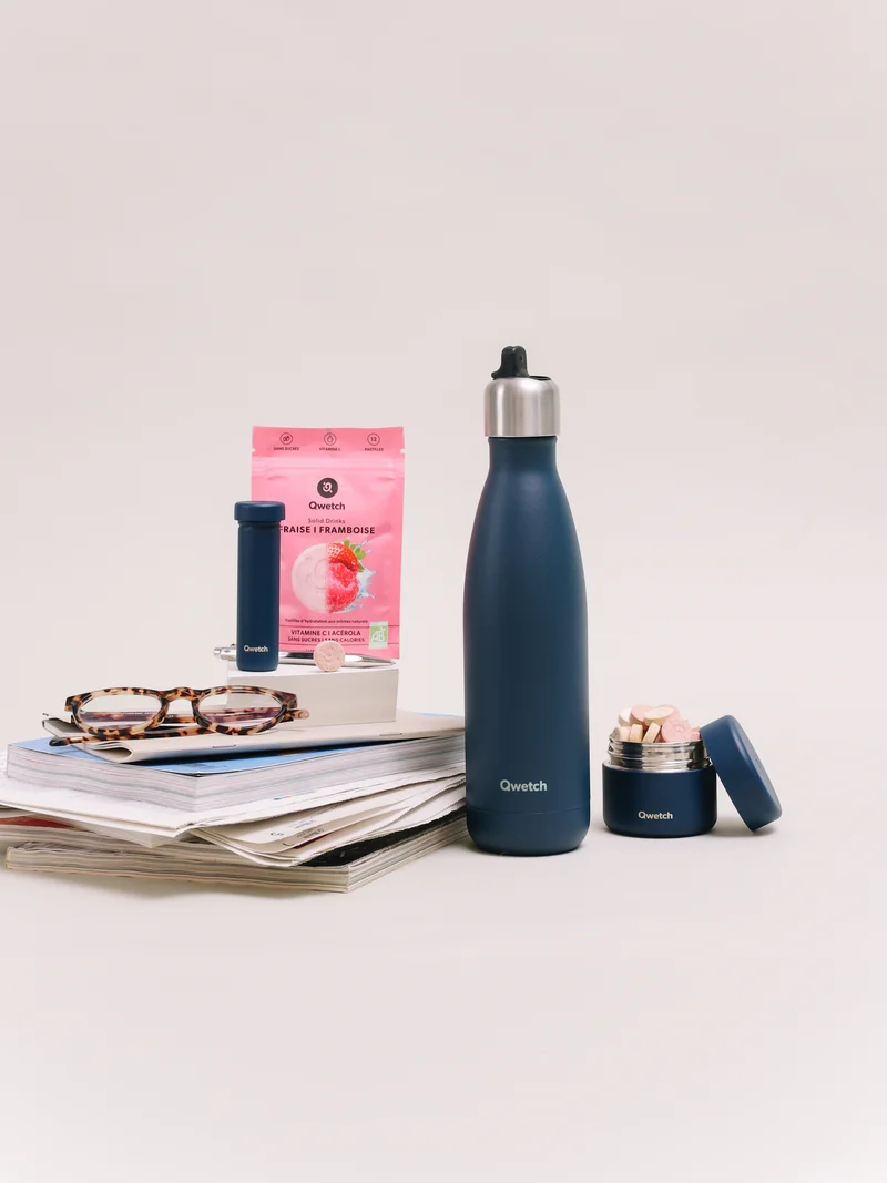 Bouteille isotherme - Originals Bleu Nuit Bouchon Sport