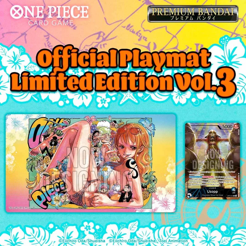 Coffret One piece - Tapis de Jeu + 1 Carte Promo - Limited Edition Vol.3