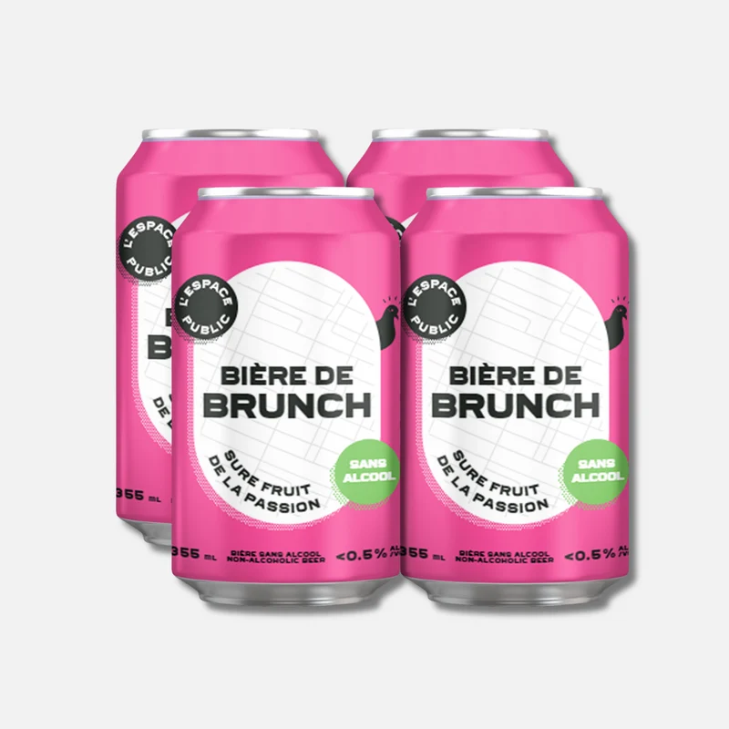 Espace Public - Bière de brunch - Sure sans alcool aux fruits de la passion