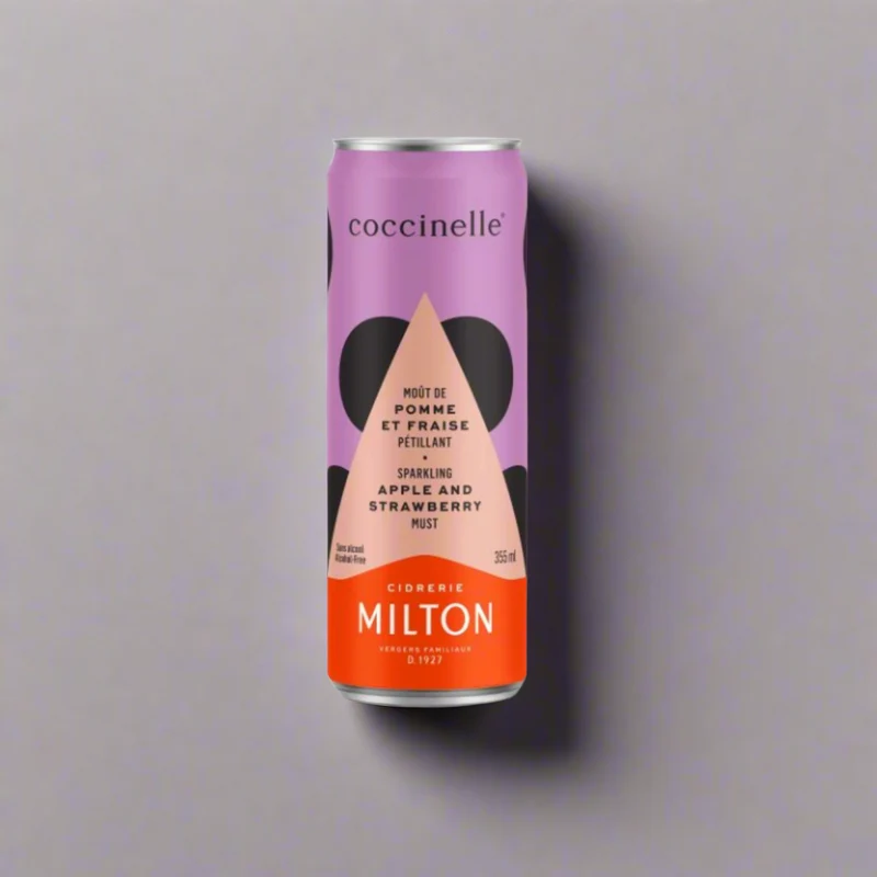 Cidrerie Milton - Coccinelle - Moût de pommes et Fraise