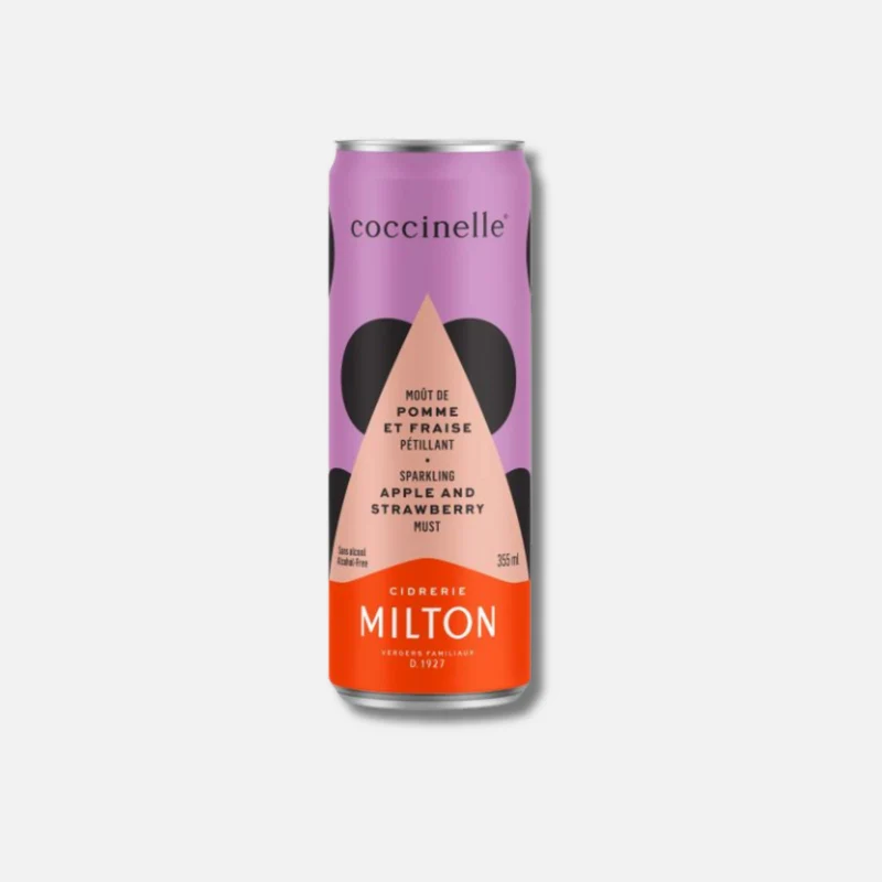 Cidrerie Milton - Coccinelle - Moût de pommes et Fraise