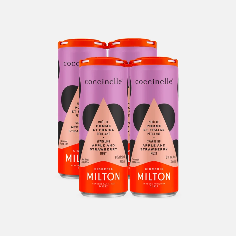 Cidrerie Milton - Coccinelle - Moût de pommes et Fraise