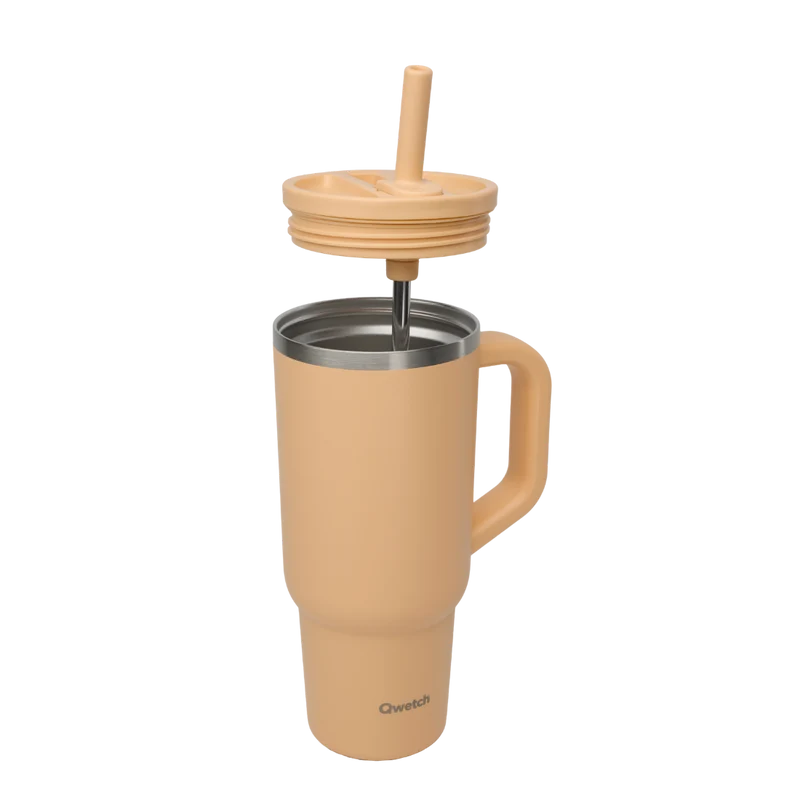Travel Cup isotherme bouchon étanche - Pastel Abricot