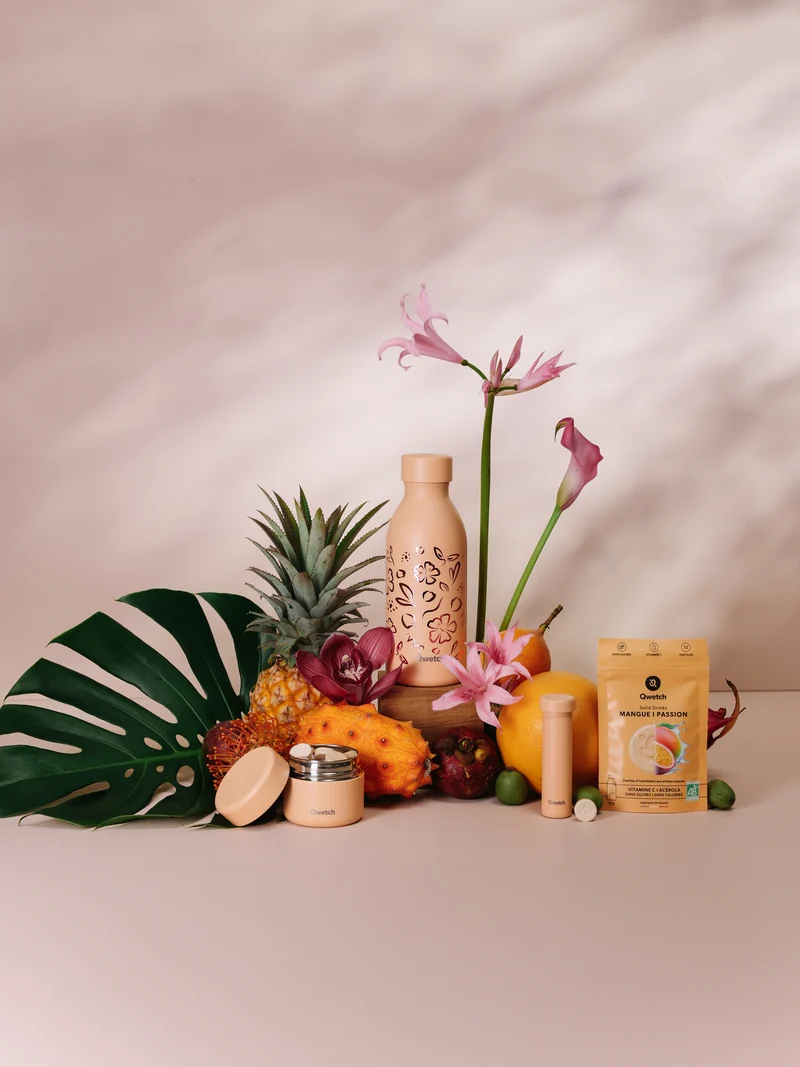 Bouteille isotherme - Icon Moani Pastel Abricot
