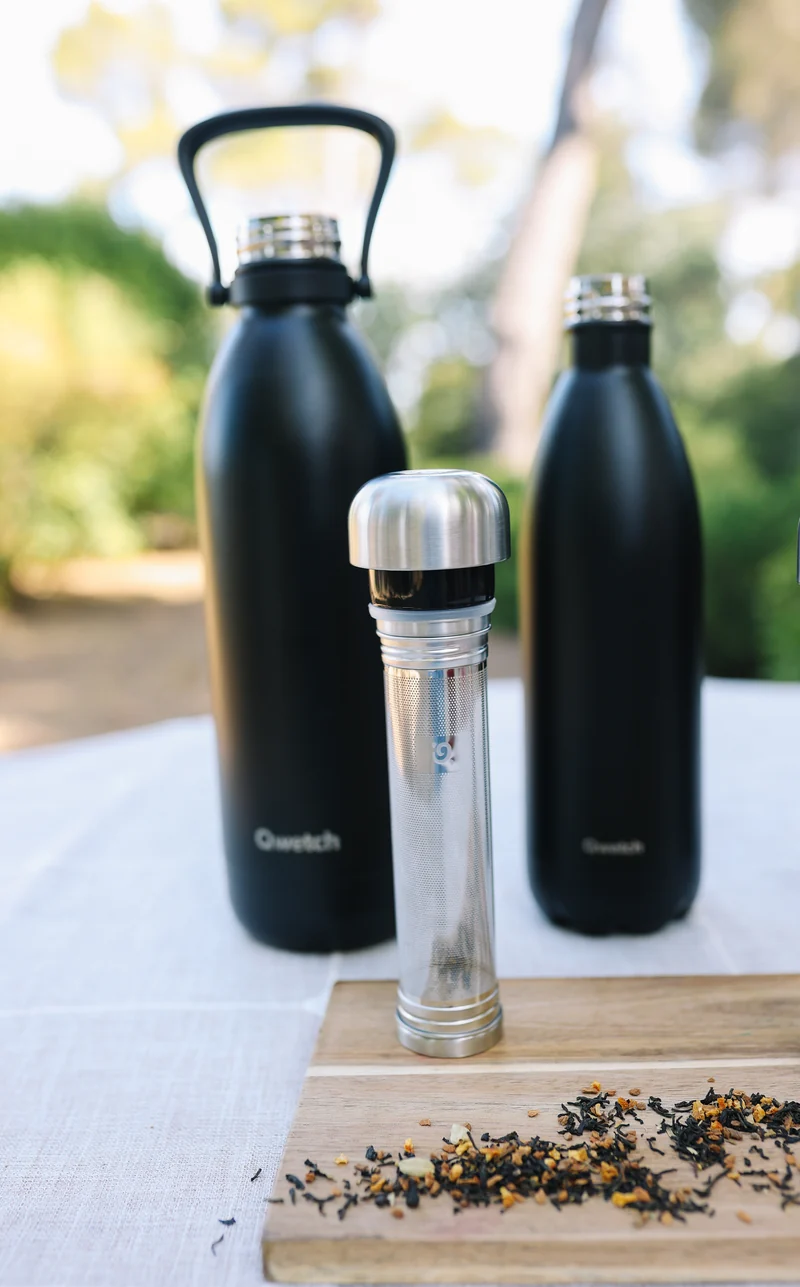 Bouteille isotherme Titan - Bouchon infuseur